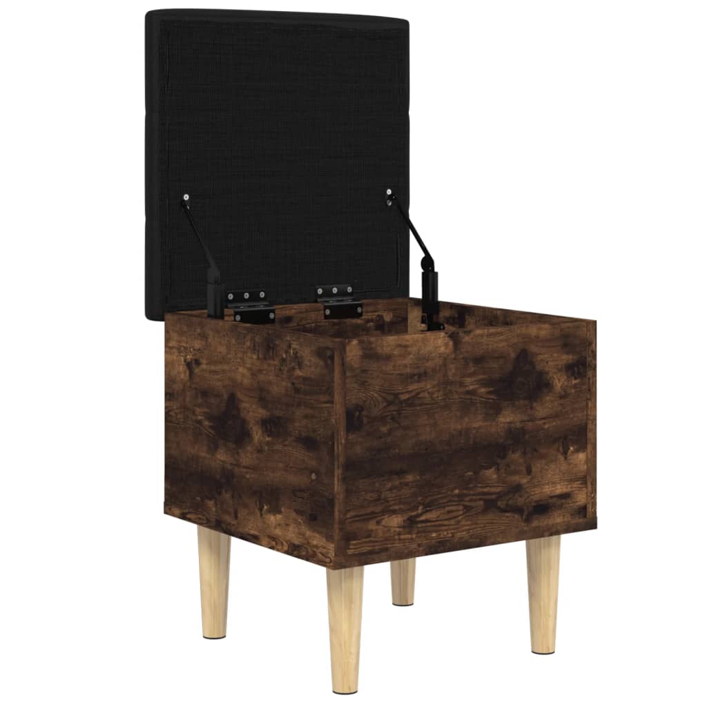 vidaXL Opbergbankje 42x42x46 cm bewerkt hout wit