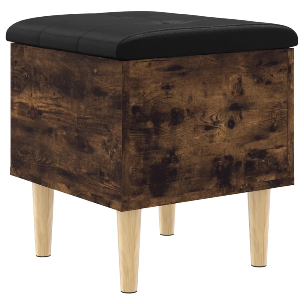 vidaXL Opbergbankje 42x42x46 cm bewerkt hout wit