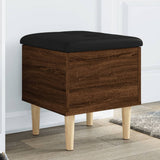 vidaXL Opbergbankje 42x42x46 cm bewerkt hout wit