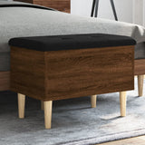 vidaXL Opbergbankje 42x42x46 cm bewerkt hout wit