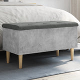 vidaXL Opbergbankje 42x42x46 cm bewerkt hout wit