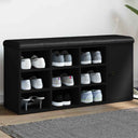 vidaXL Schoenenbank 102x32x50 cm bewerkt hout wit