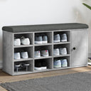 vidaXL Schoenenbank 102x32x50 cm bewerkt hout wit