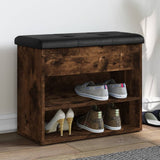 vidaXL Schoenenbank Wit 62x32x50 cm Bewerkt Hout