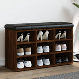 vidaXL Schoenenbank Wit 82x32x50 cm Bewerkt Hout