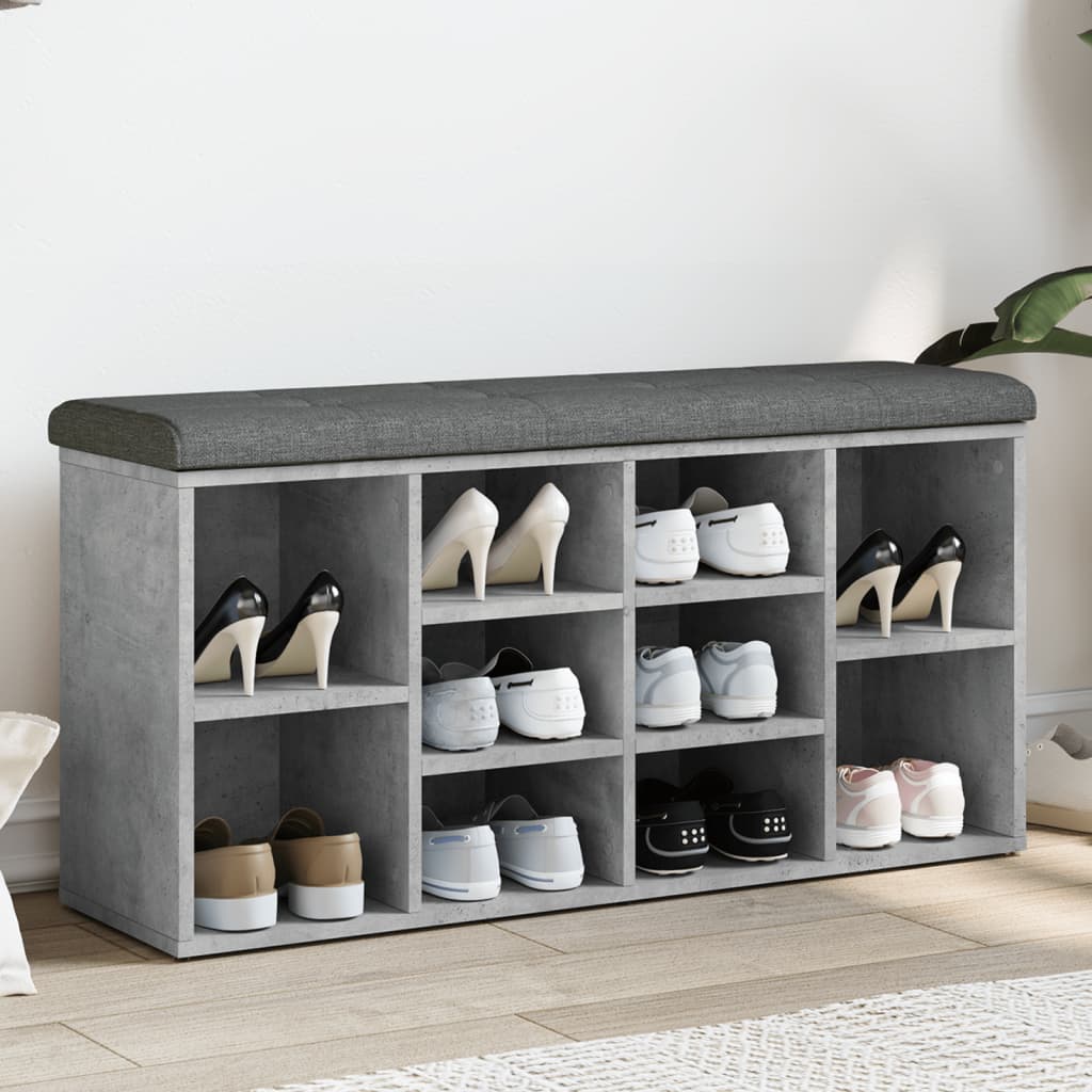 vidaXL Schoenenbank Wit 82x32x50 cm Bewerkt Hout