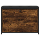 vidaXL Schoenenbankje met klaplade 62x32x56 cm zwart