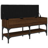 vidaXL Schoenenbank 82x32x45 cm bewerkt hout bruin eikenkleur