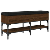 vidaXL Schoenenbank 82x32x45 cm bewerkt hout bruin eikenkleur