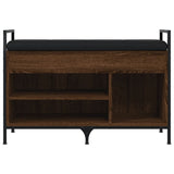 vidaXL Schoenenbankje 65,5x32x57,5 cm bewerkt hout zwart