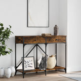 vidaXL Wandtafel 100x39x78,5 cm bewerkt hout zwart