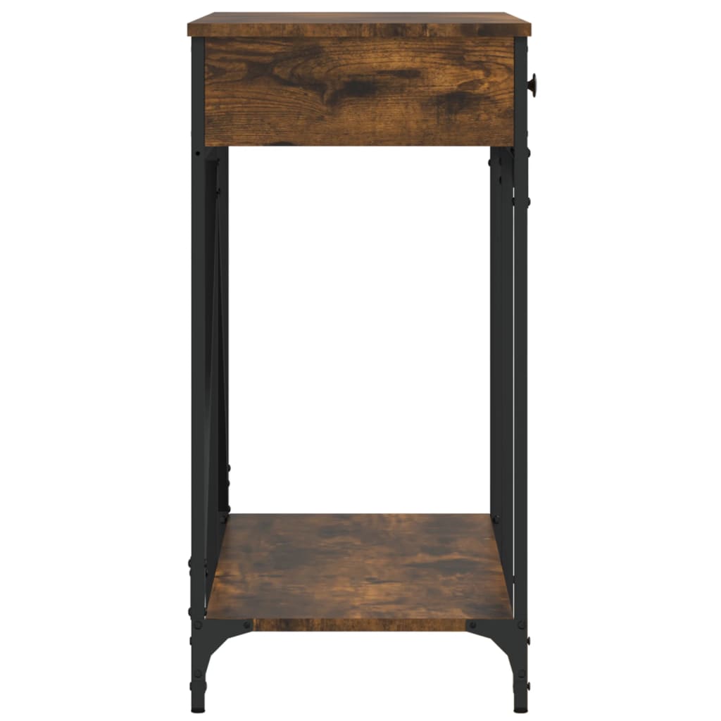 vidaXL Wandtafel 100x39x78,5 cm bewerkt hout zwart