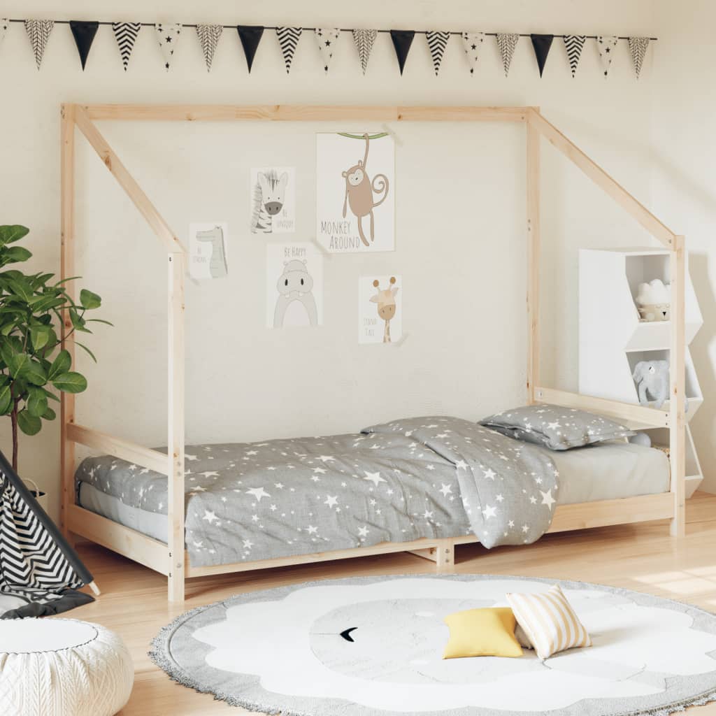 vidaXL Kinderbedframe 80x200 cm massief grenenhout