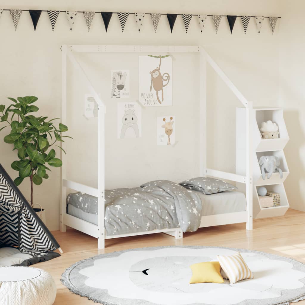 vidaXL Kinderbedframe 80x200 cm massief grenenhout