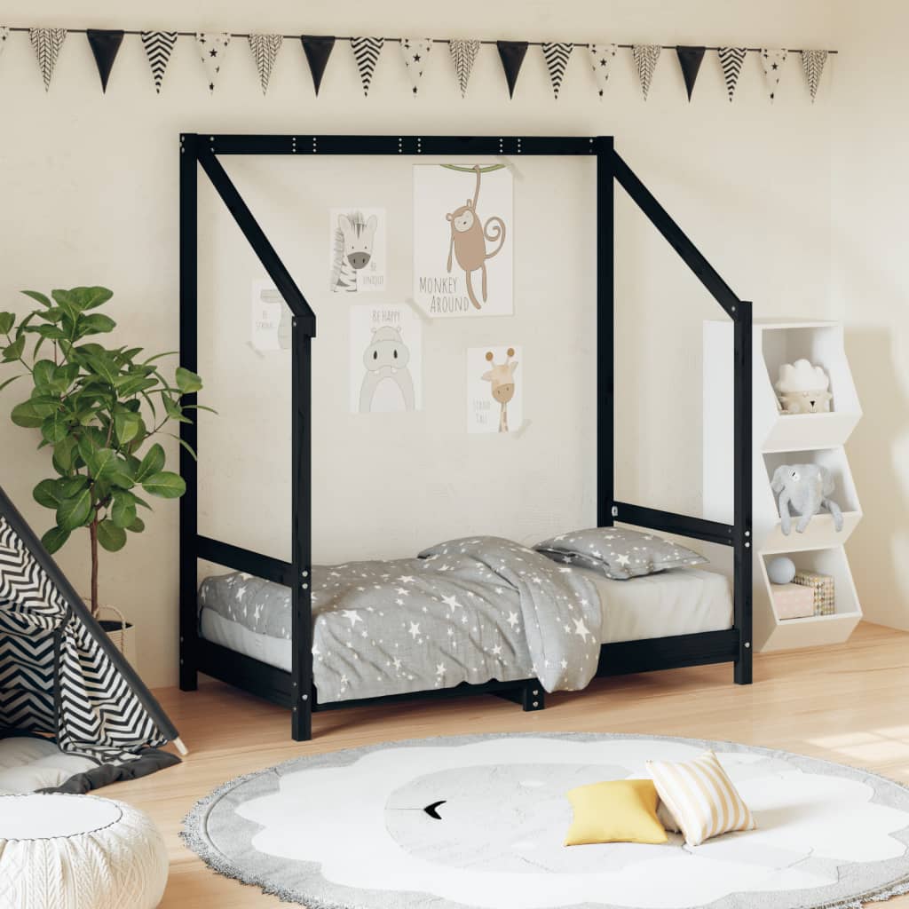 vidaXL Kinderbedframe 80x200 cm massief grenenhout