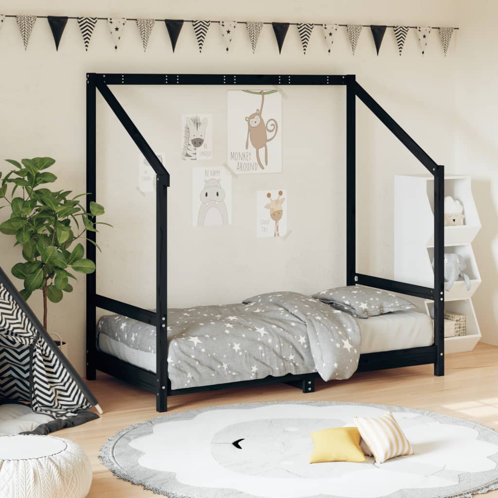 vidaXL Kinderbedframe 80x200 cm massief grenenhout