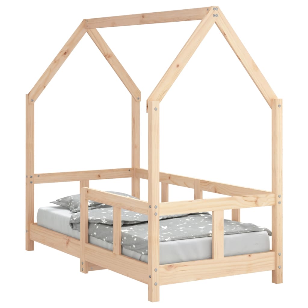 vidaXL Kinderbedframe 80x200 cm massief grenenhout