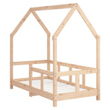 vidaXL Kinderbedframe 80x200 cm massief grenenhout