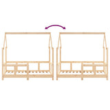 vidaXL Kinderbedframe 80x200 cm massief grenenhout