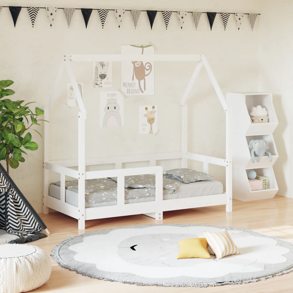 vidaXL Kinderbedframe 80x200 cm massief grenenhout