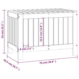 vidaXL Tuinbox 76x42,5x54 cm massief grenenhout