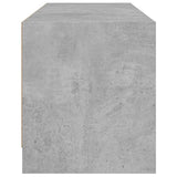 vidaXL Tv-meubel met glazen deuren 102x37x42 cm wit