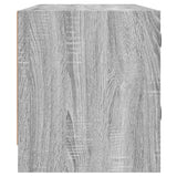 vidaXL Tv-meubel met glazen deuren 102x37x42 cm wit