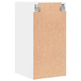 vidaXL Wall Cabinet with Glass Doors 35x37x68.5 cm White