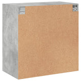 vidaXL Wandkast met glazen deuren 68x37x68,5 cm wit