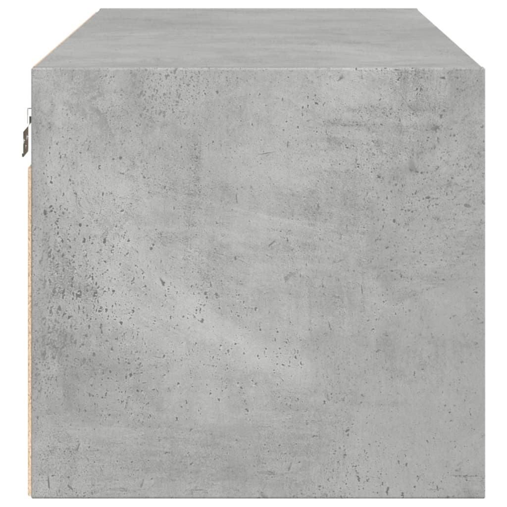 vidaXL Wandkast met glazen deuren 102x37x35 cm wit