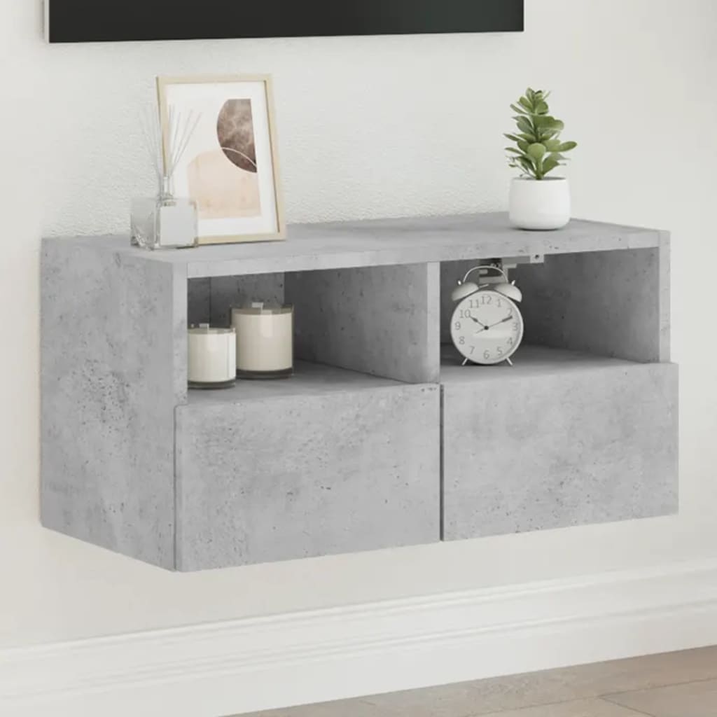 vidaXL Tv-wandmeubels 2 st 40x30x30 cm bewerkt hout wit
