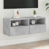 vidaXL Tv-wandmeubels 2 st 40x30x30 cm bewerkt hout wit