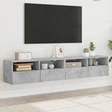 vidaXL Tv-wandmeubels 2 st 40x30x30 cm bewerkt hout wit