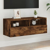 vidaXL Tv-wandmeubels 2 st 40x30x30 cm bewerkt hout wit
