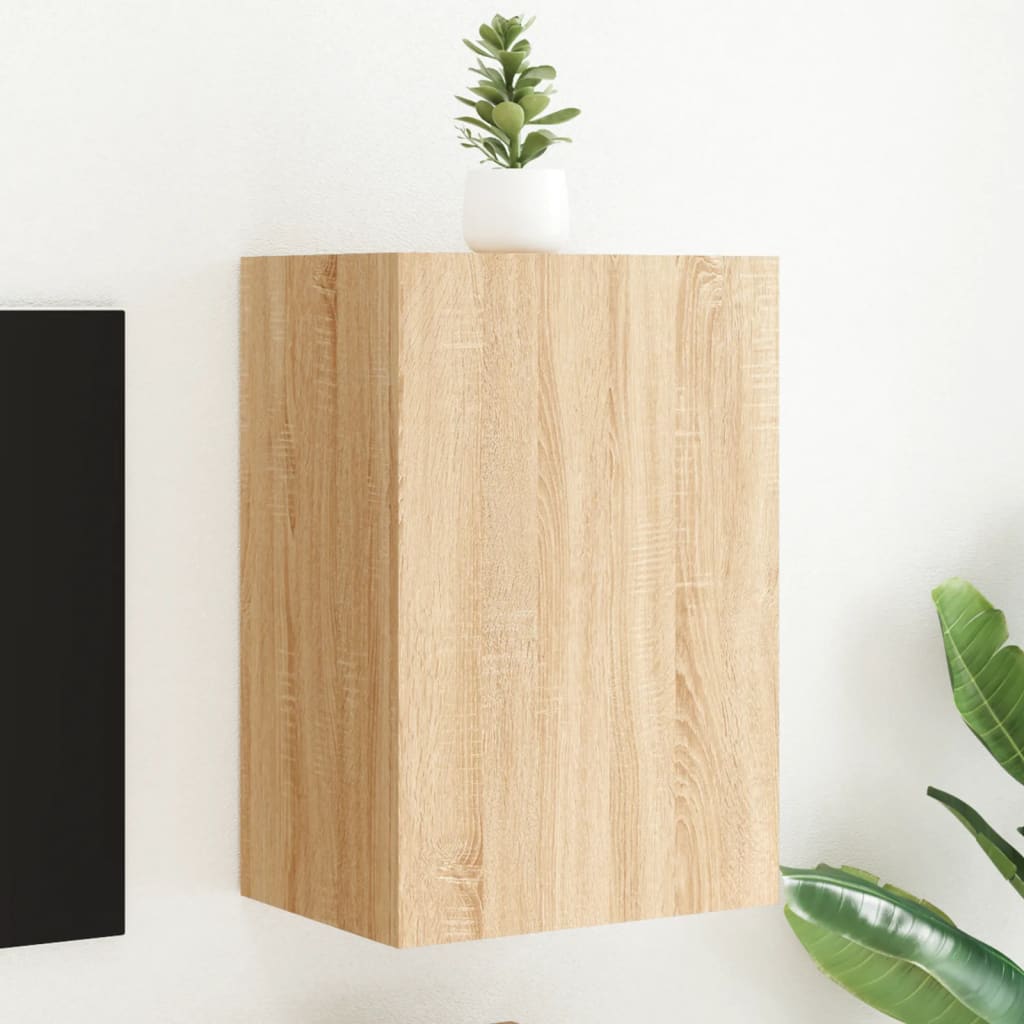 vidaXL Tv-wandmeubel 40,5x30x40 cm bewerkt hout wit