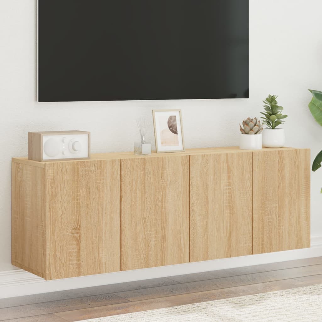 vidaXL Tv-meubel wandgemonteerd 60x30x41 cm wit