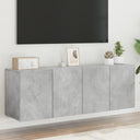 vidaXL Tv-meubel wandgemonteerd 60x30x41 cm wit