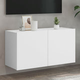 vidaXL Tv-meubel wandgemonteerd 60x30x41 cm wit