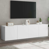 vidaXL Tv-meubel wandgemonteerd 60x30x41 cm wit