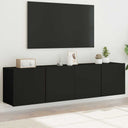 vidaXL Tv-meubel wandgemonteerd 60x30x41 cm wit