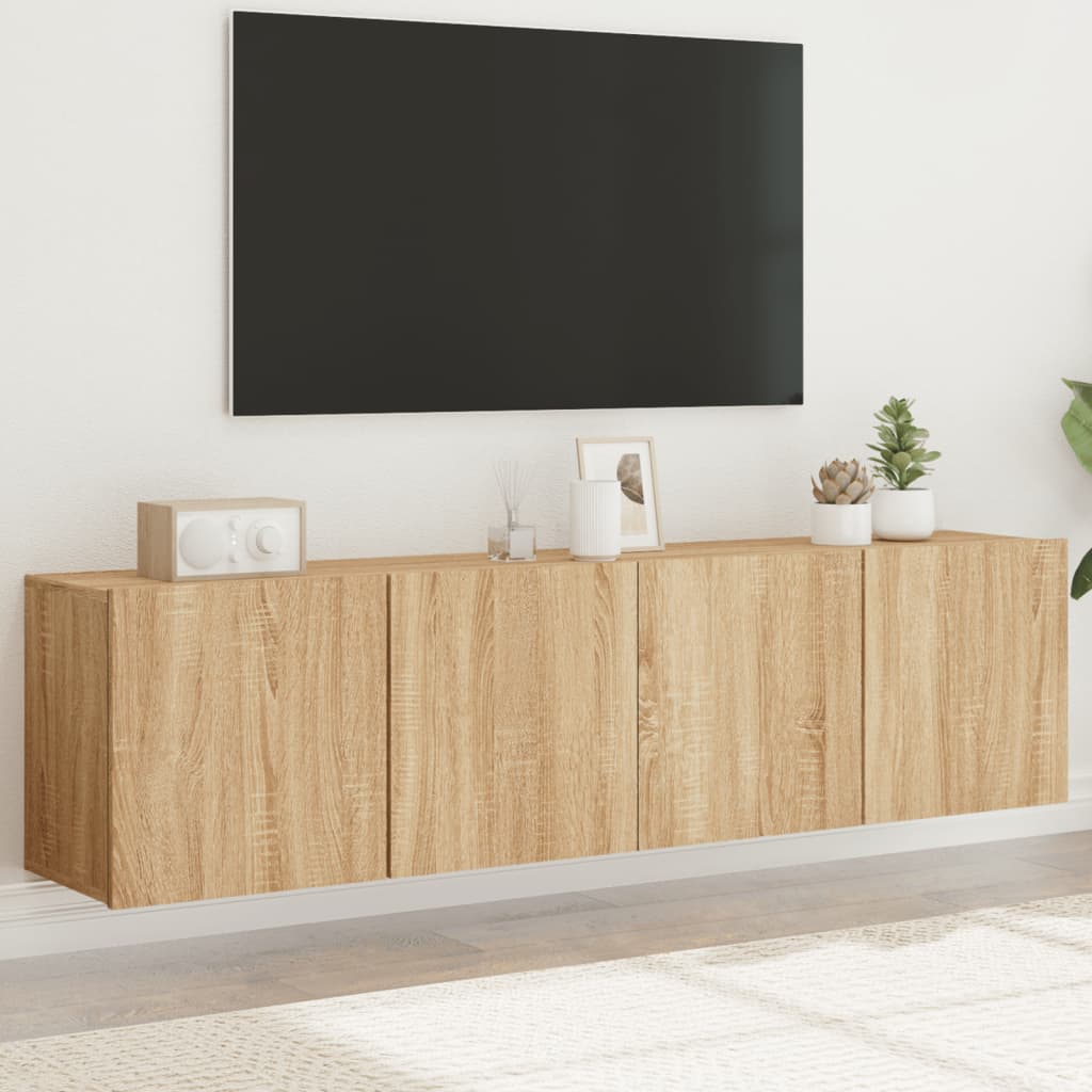 vidaXL Tv-meubel wandgemonteerd 60x30x41 cm wit