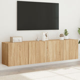 vidaXL Tv-meubel wandgemonteerd 60x30x41 cm wit