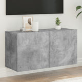 vidaXL Tv-meubel wandgemonteerd 60x30x41 cm wit