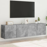 vidaXL Tv-meubel wandgemonteerd 60x30x41 cm wit