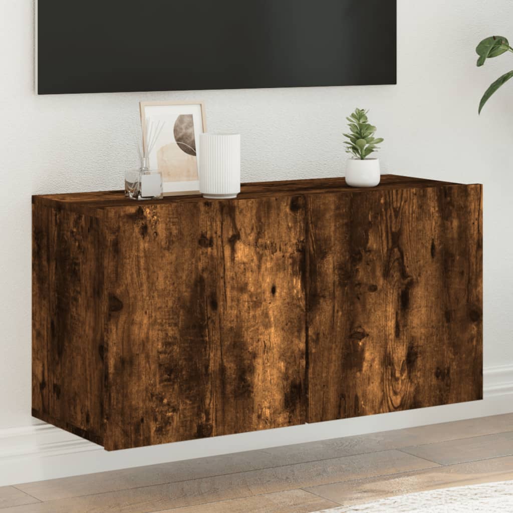 vidaXL Tv-meubel wandgemonteerd 60x30x41 cm wit