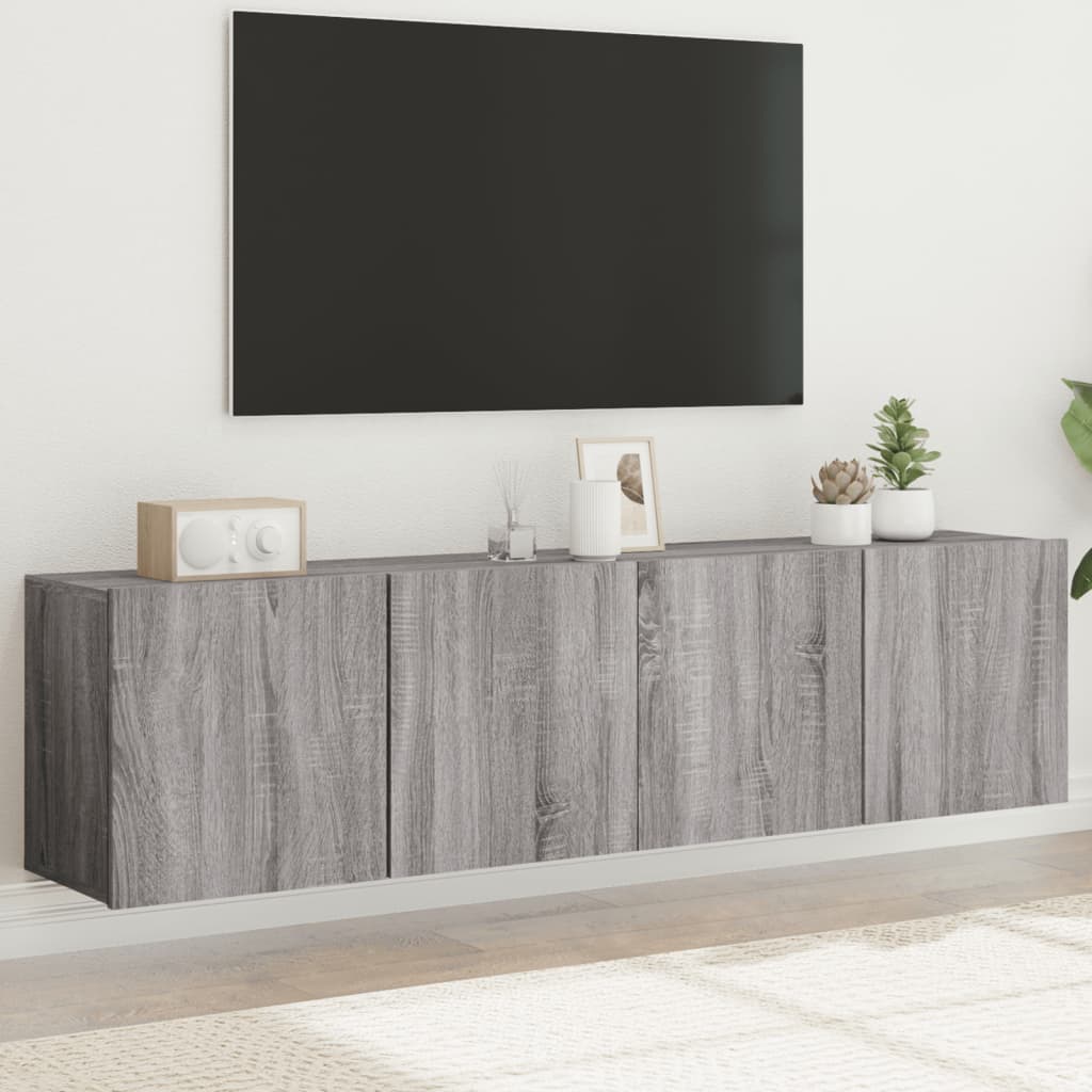 vidaXL Tv-meubel wandgemonteerd 60x30x41 cm wit