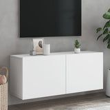 vidaXL Tv-meubel wandgemonteerd 60x30x41 cm wit