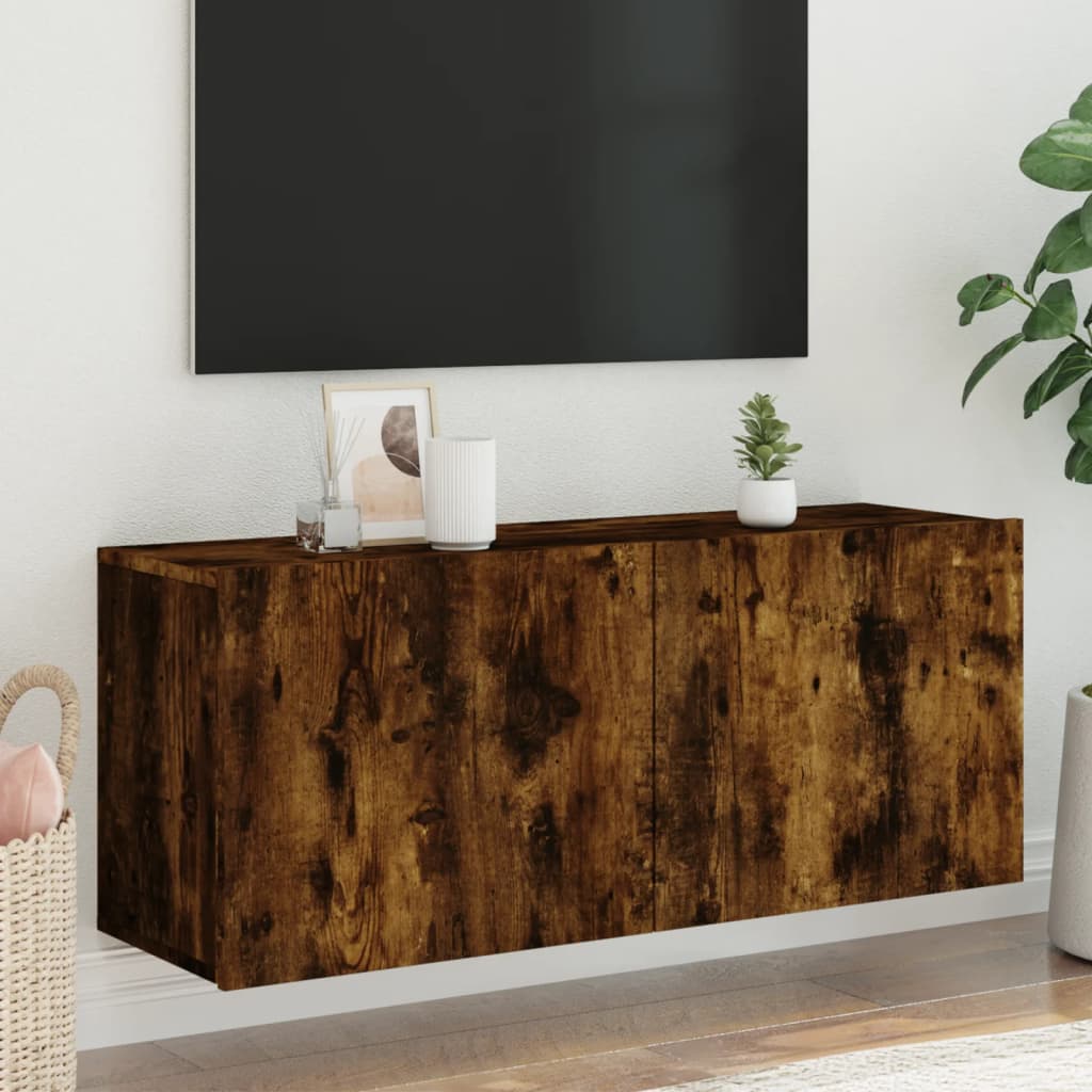 vidaXL Tv-meubel wandgemonteerd 60x30x41 cm wit