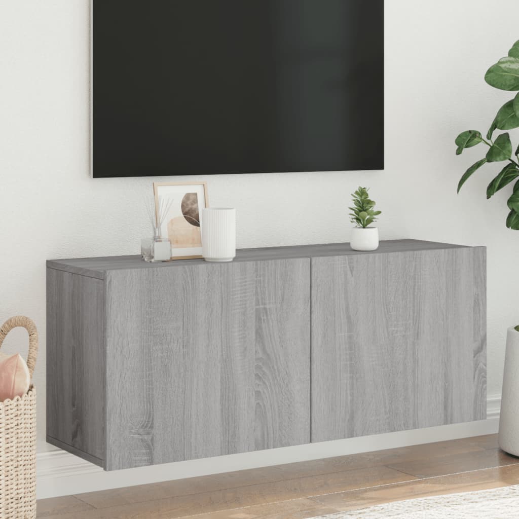 vidaXL Tv-meubel wandgemonteerd 60x30x41 cm wit
