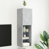 vidaXL TV Cabinets 2 pcs with LED lighting 30.5x30x60 cm white